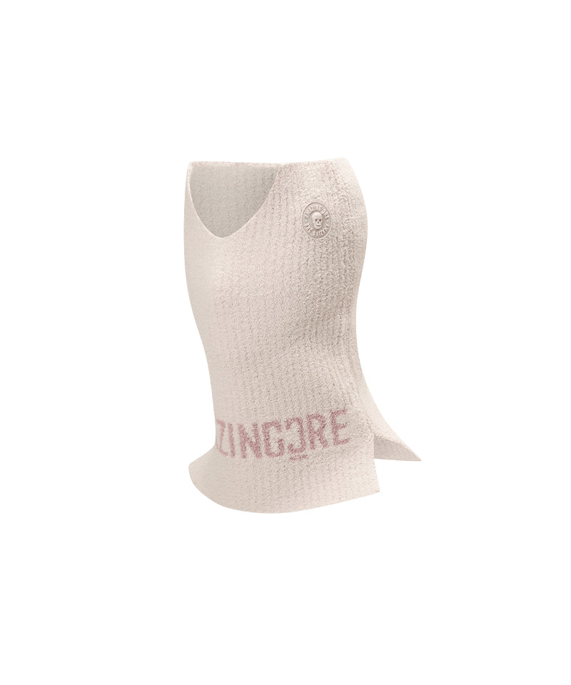 Amazing Cre Jacquard Neck Warmer - Light Pink