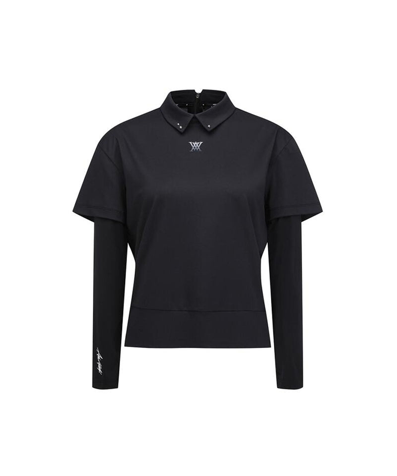 ANEW Golf Women's SM Hybrid Long T-Shirt - Black