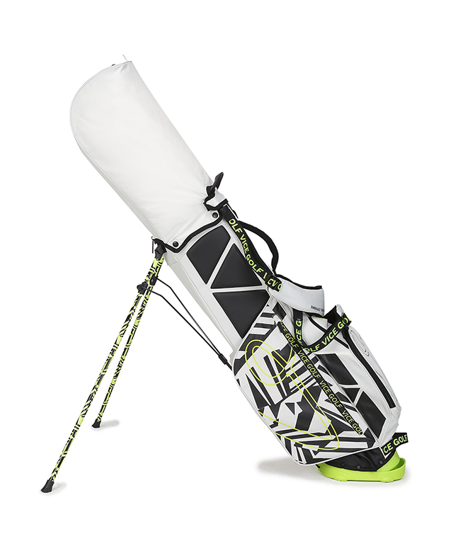 Vice Golf VICE SMART GOLF BAG White & Lime Sokim