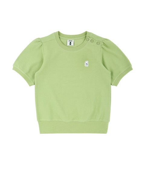 AVEN Puff Sleeve Sweatshirt - Lime