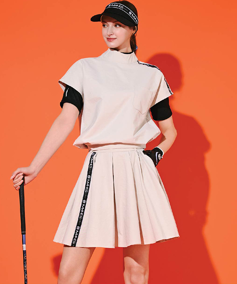 Urban Natural Vest And Pocket Skirt Set (Top+Skirt)