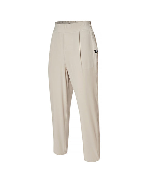 XEXYMIX Golf Light Breeze Tapered Pants Cropped 9 - Biscuit Beige