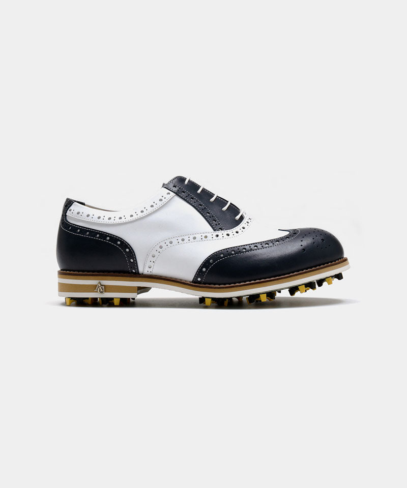 ALL CLASSIC Golf Noble Wingtip Classic Golf Shoes - Beige