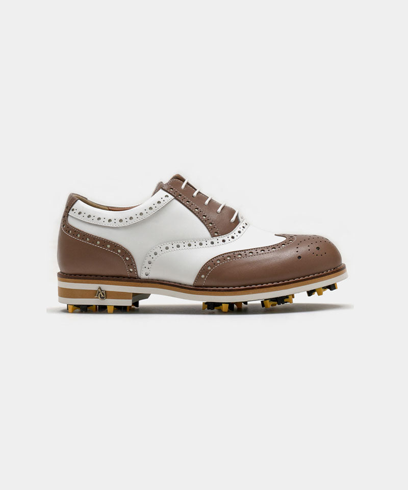 ALL CLASSIC Golf Noble Wingtip Classic Golf Shoes - Black Toe