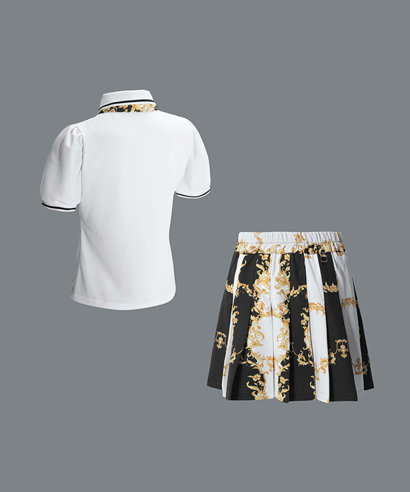 Black Label Ethnic Royal Set (Top+Skirt)