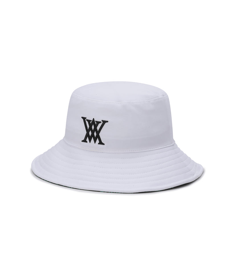 【ANEW GOLF】UNI TROPICAL PATTERN REVERSIBLE BUCKETHAT ANEW Golf Uni Tropical Pattern Reversible Bucket Hat - White