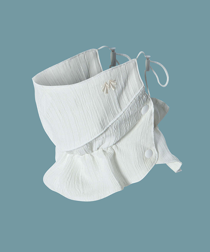 UV Protection Cool Seersucker Face + Neck Mask Set