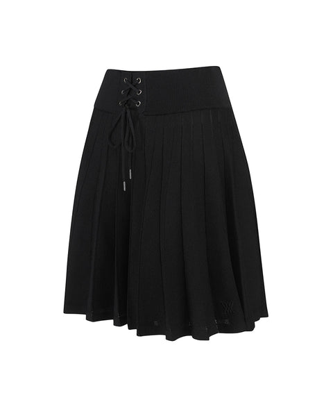 Women Knit Skirt - Black
