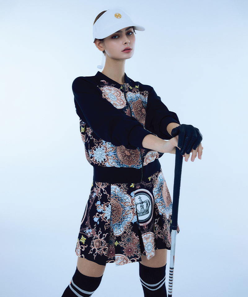 Label Ethnic Royal Coordination Set (Top+Skirt)