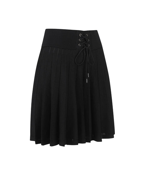 Women Knit Skirt - Black
