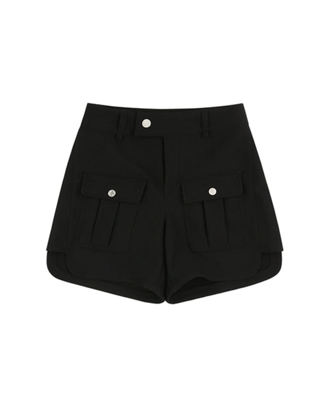AVEN Two Pocket Short Pants - Black