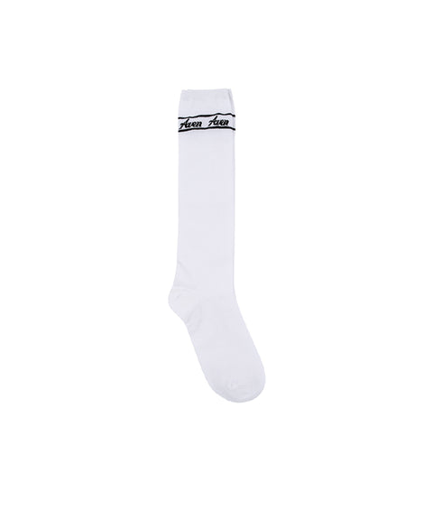 AVEN Basic Knee Socks - White