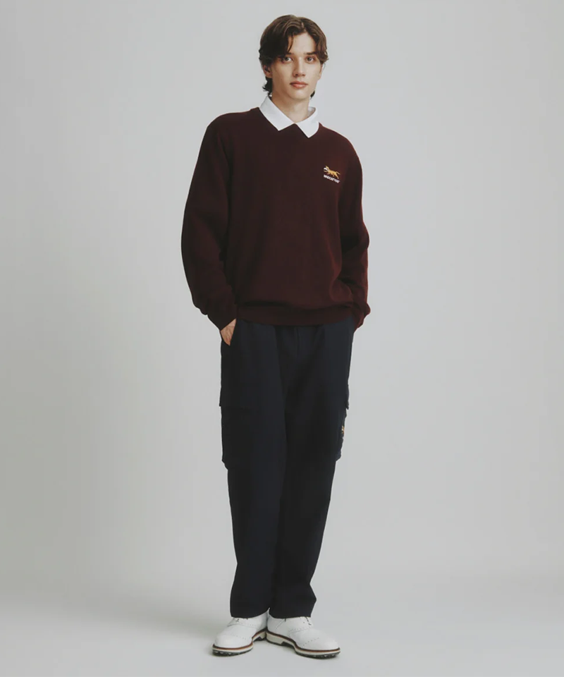 MCC Men's Crew Neck Sweater - Burgundy