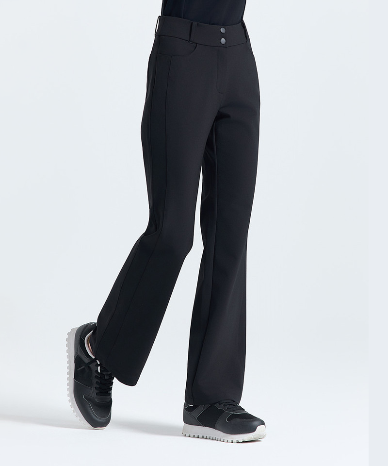 Challenger Women's Sideline High-Waisted Bootcut Pants - Black