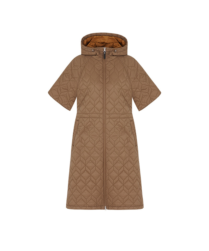 Castelbajac Women's Quilted Poncho Padded Jacket - Beige