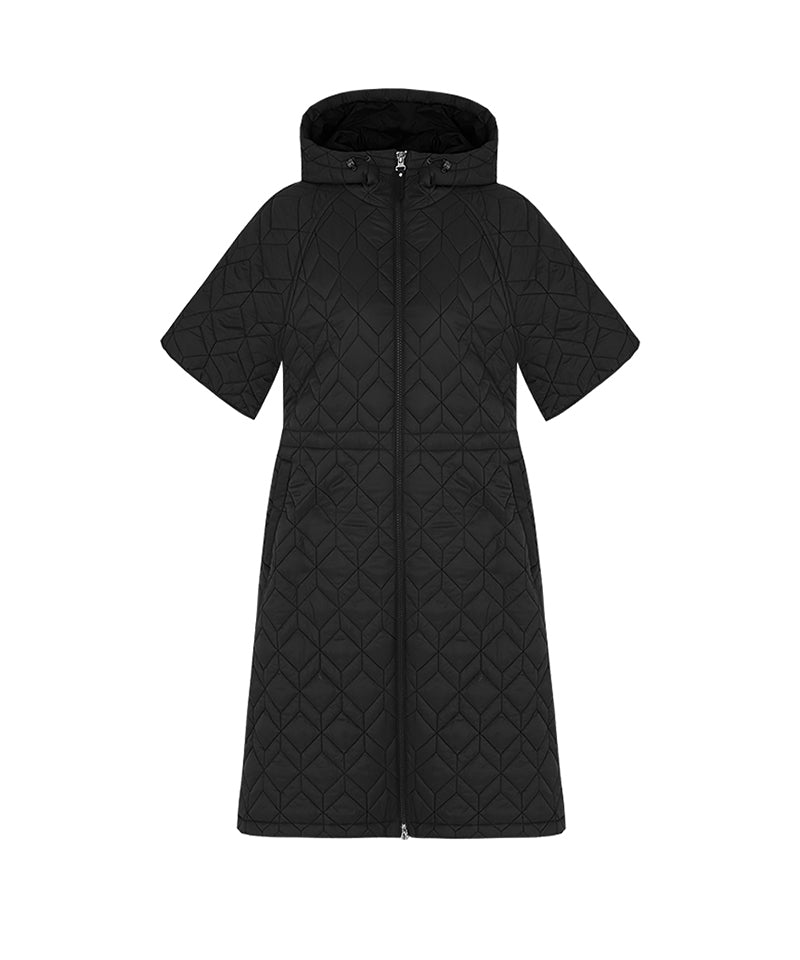 Castelbajac Women's Quilted Poncho Padded Jacket - Black