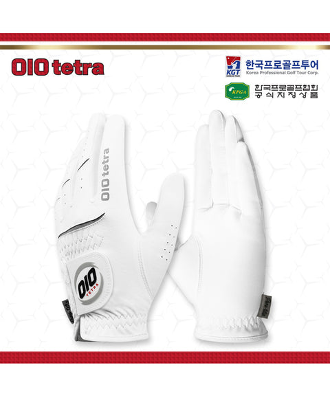 OIOTETRA Golf Glove (Left) for men - White