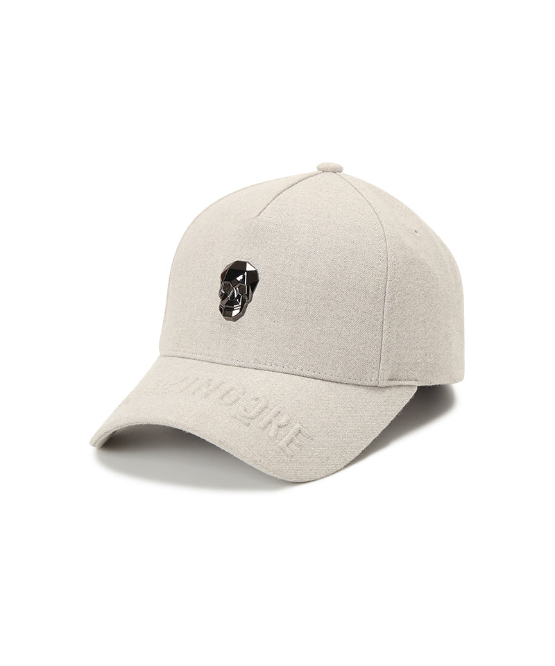 Amazing Cre Embossed Wool Cap - Stone