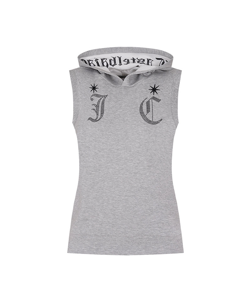 Castelbajac Women's Hooded Sleeveless - M/Grey