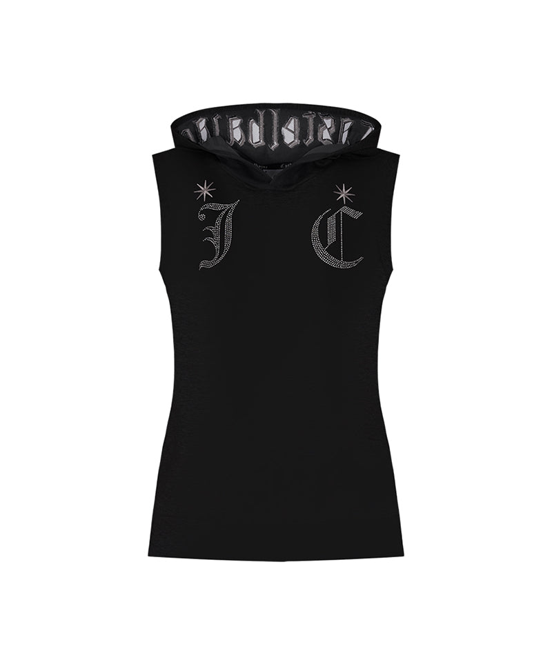 Castelbajac Women's Hooded Sleeveless - Black