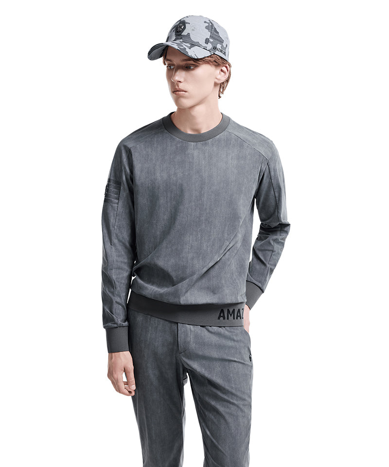 Amazing Cre Men's AMG Essentials Smog Pullover T-shirt - Light Khaki