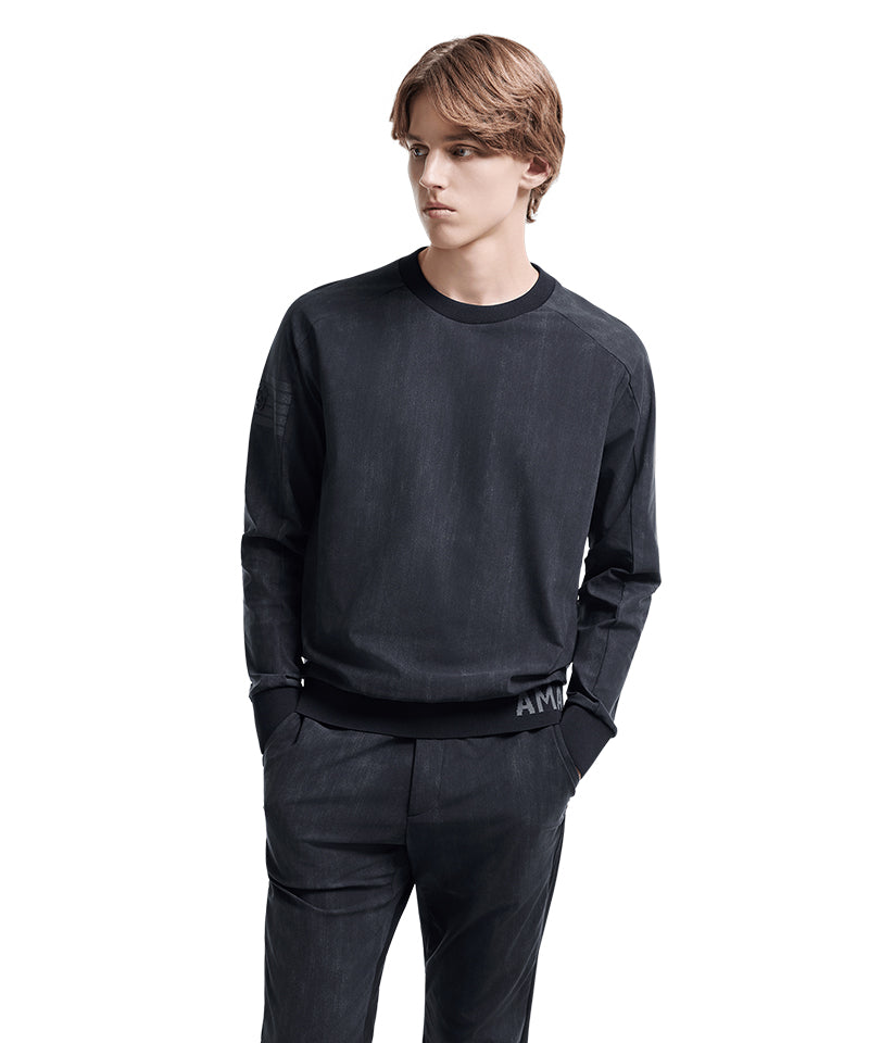 Amazing Cre Men's AMG Essentials Smog Pullover T-shirt - Black