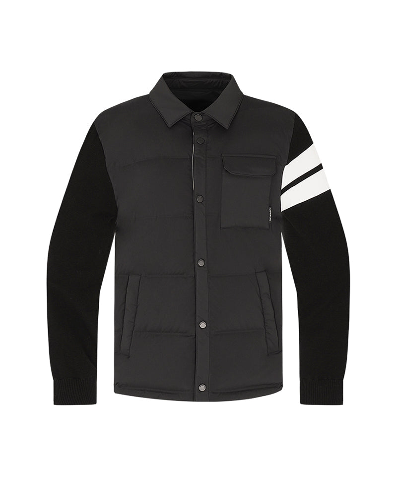 Castelbajac Men's Hybrid Goose Cardigan - Black