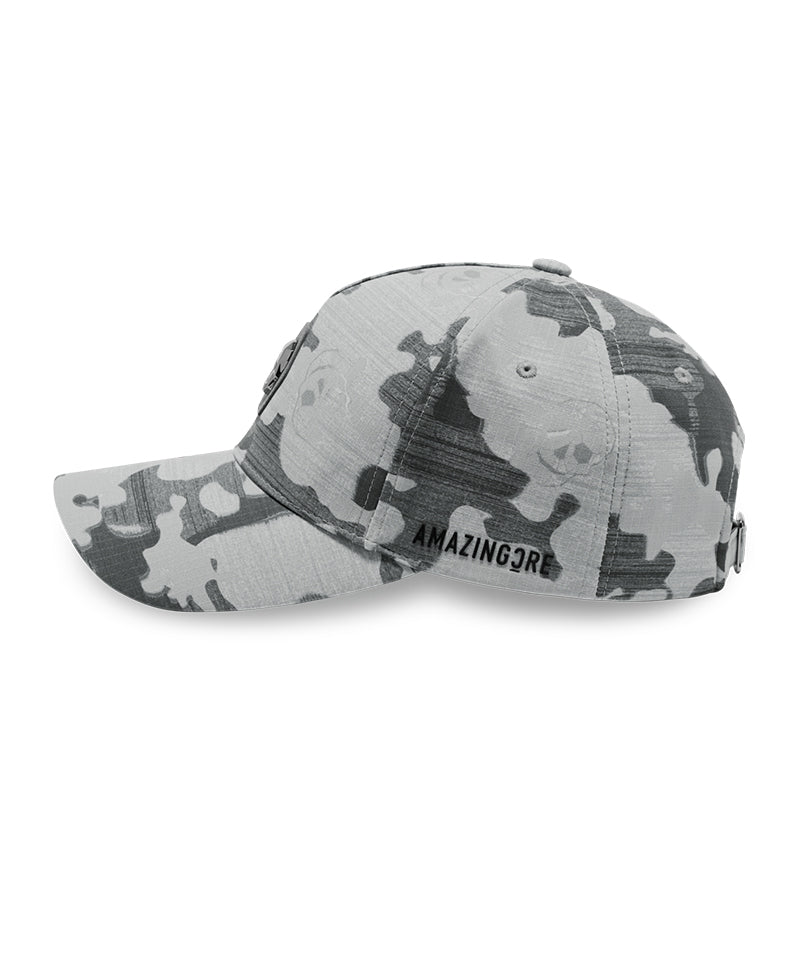 Amazing Cre Blurry Camouflage Wappen Cap - Gray