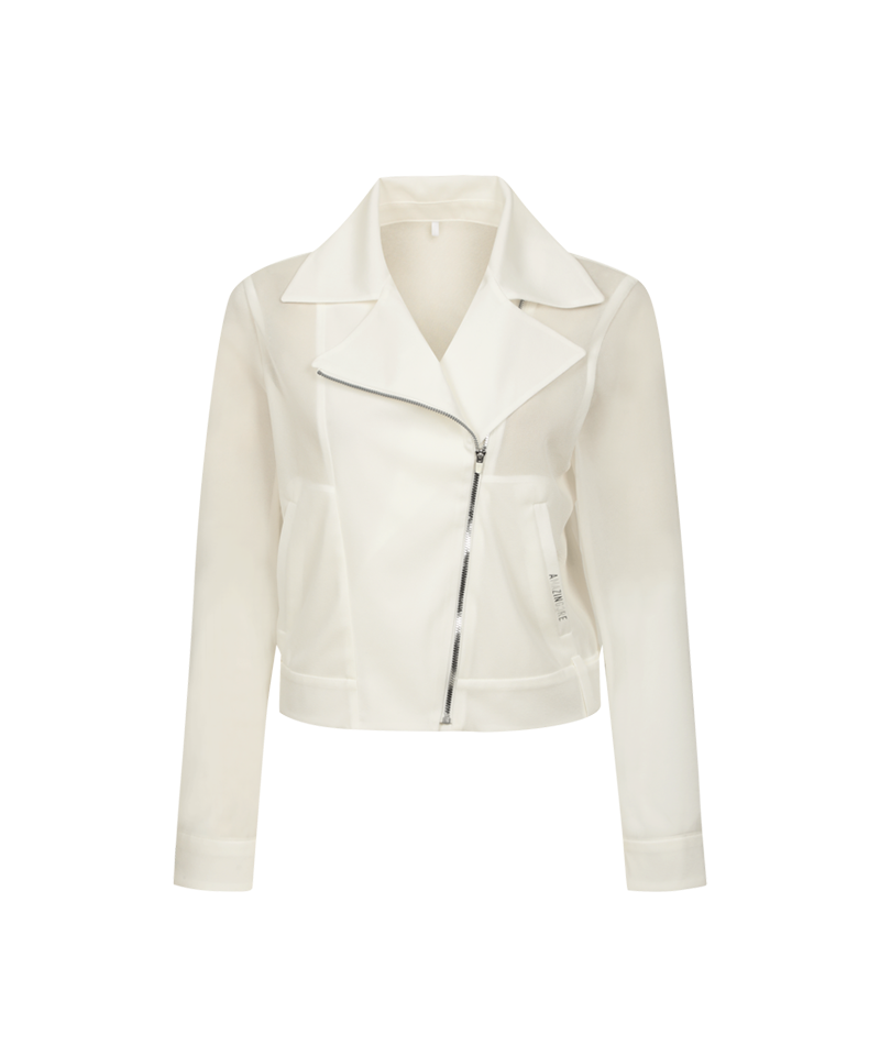 Amazing Cre Women's Aero Luxe Sheer Jersey Jacket - Off White