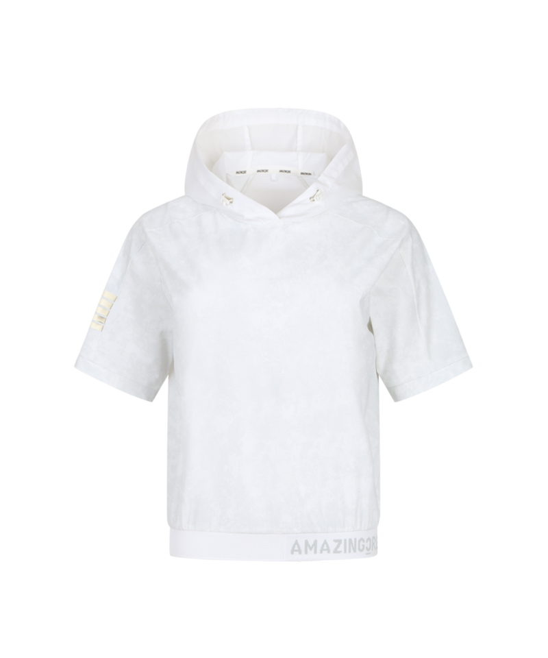 Amazing Cre Women's AI1 Smog Accordio Hoodie Pullover - White