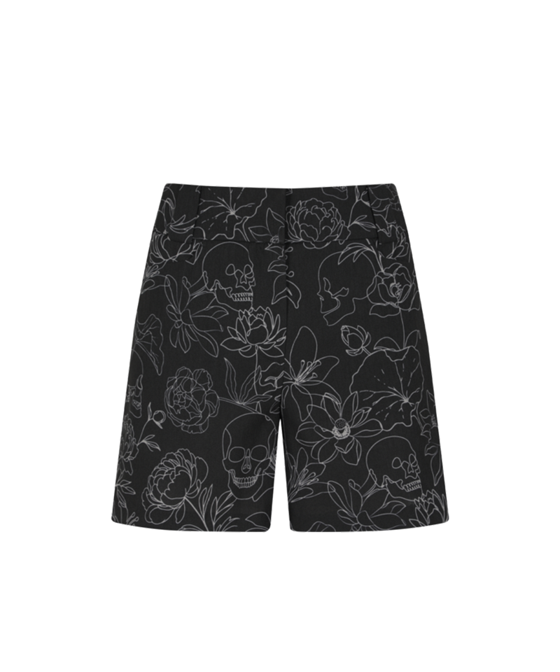 Amazing Cre Women's Aero-luxe Botanical Alex Short Pants - Black