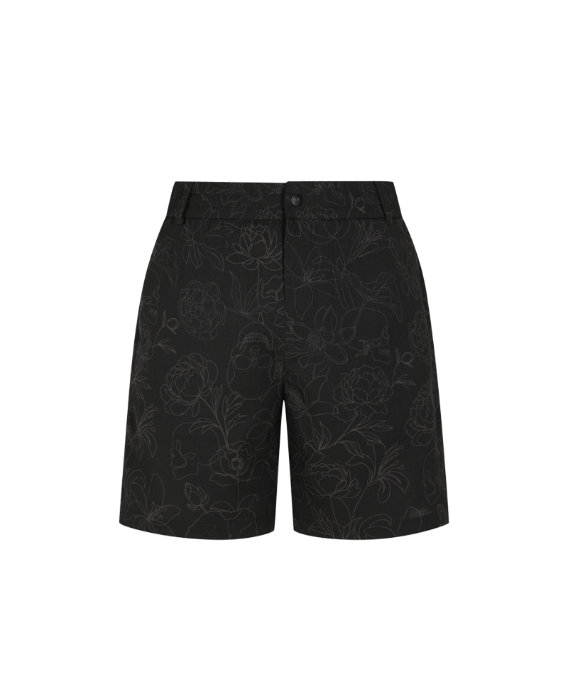 Amazing Cre Men's Aero luxe Botanical Alex Short Pants - Black