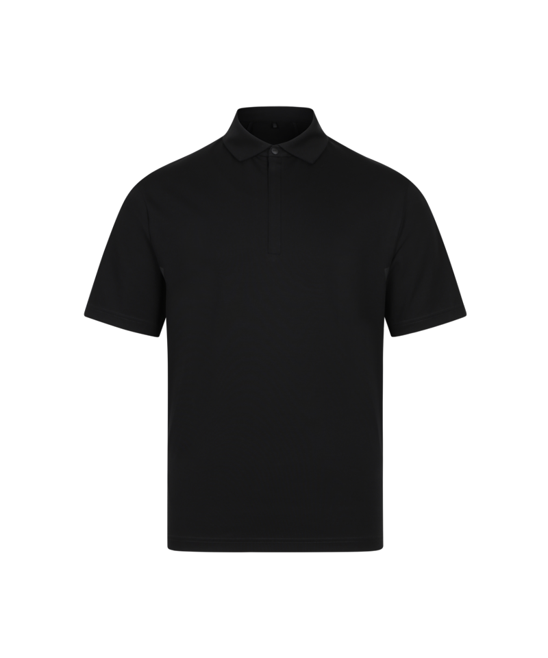 Amazing Cre Men's Ghost Tech Collar T-shirt - Black