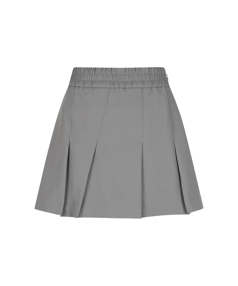 Amazing Cre Women's Urban Essential Pleated Skirt - Grey