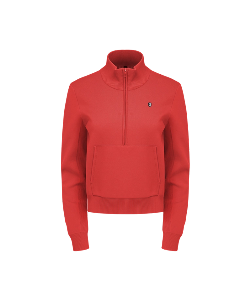 Amazing Cre Women's Hyper Pro Accordio Zip-Up Sweater - Orange