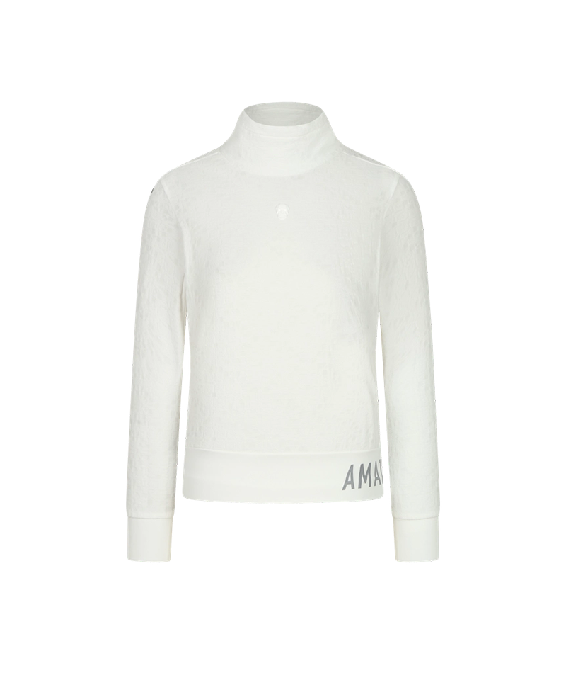 Amazing Cre Women's RV Performance High-Neck T-Shirt - Off White