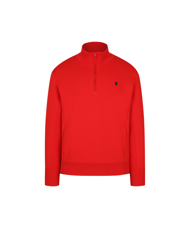 Amazing Cre Men's Hyper Pro Accordio Zip UP Sweater - Orange