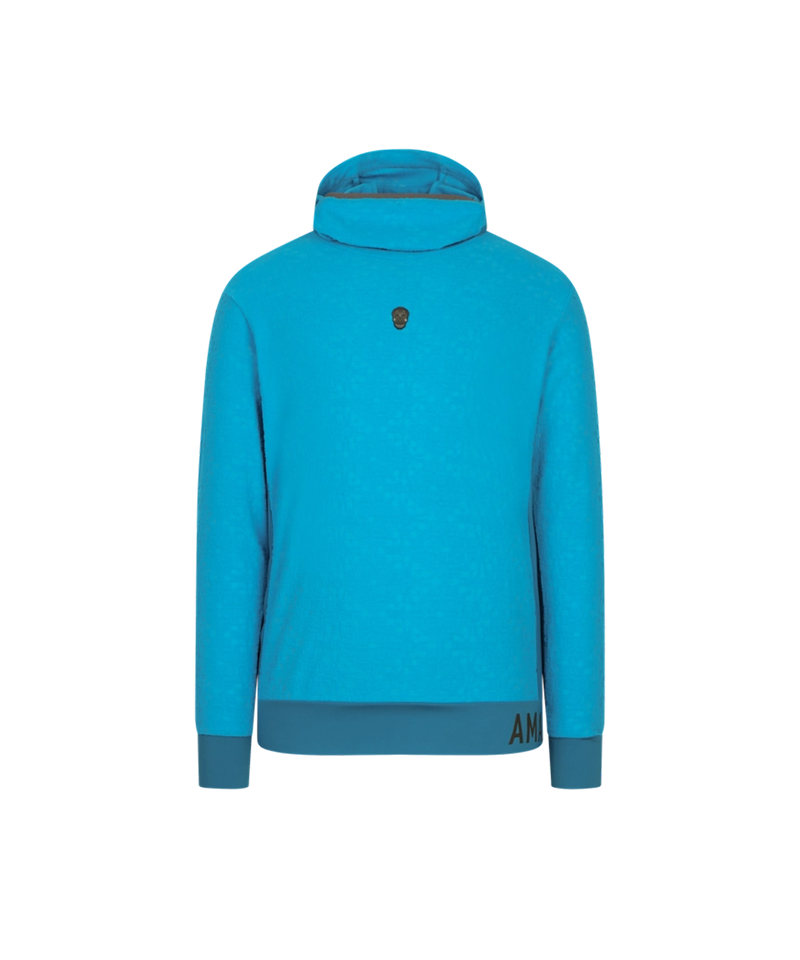 Amazing Cre Men's RV Performance Hoodie T-Shirt - Blue