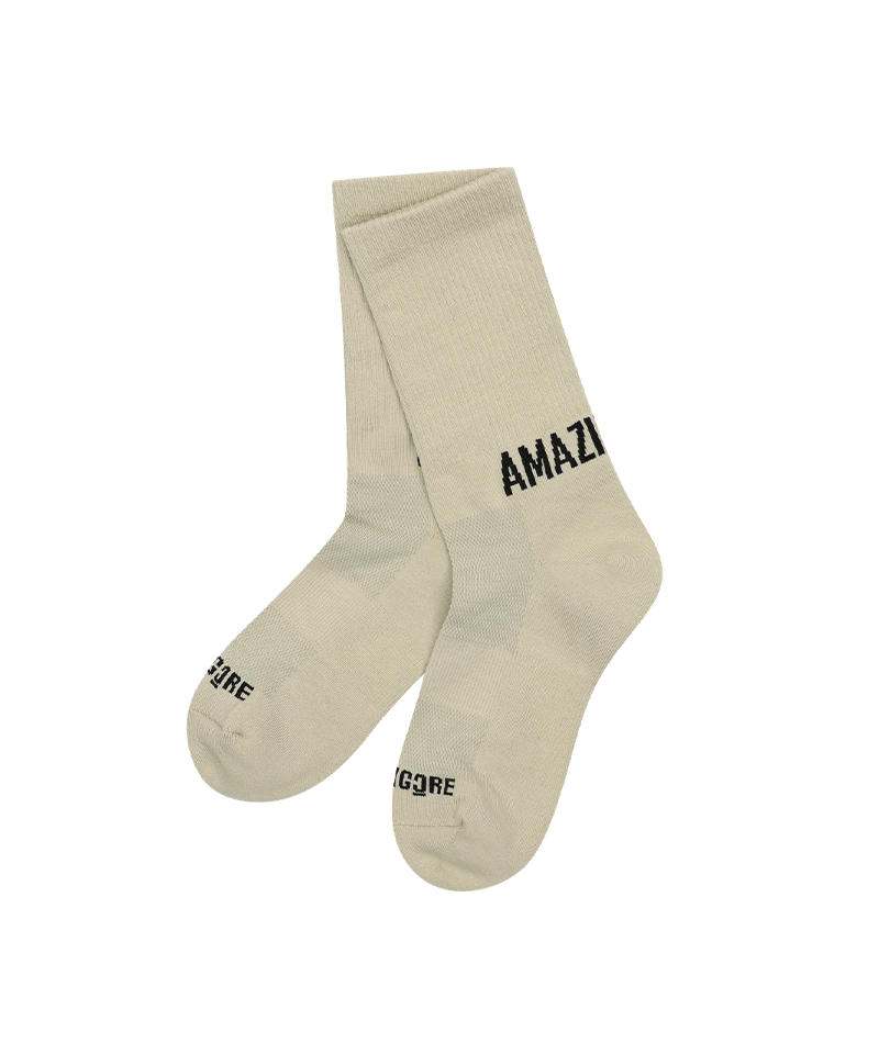Amazing Cre Women's Crew Socks - Stone