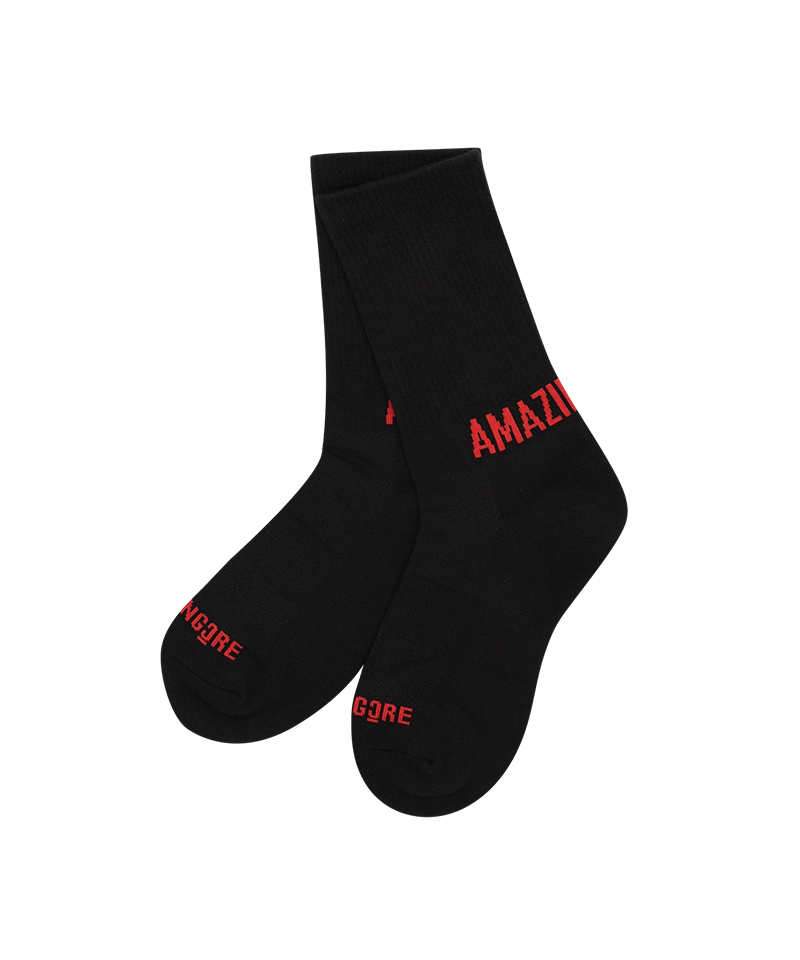 Amazing Cre Women's Crew Socks - Black