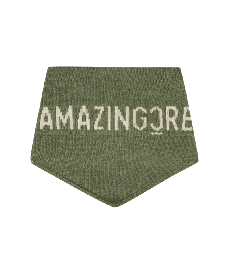 Amazing Cre Women's Knit Scarf - Green