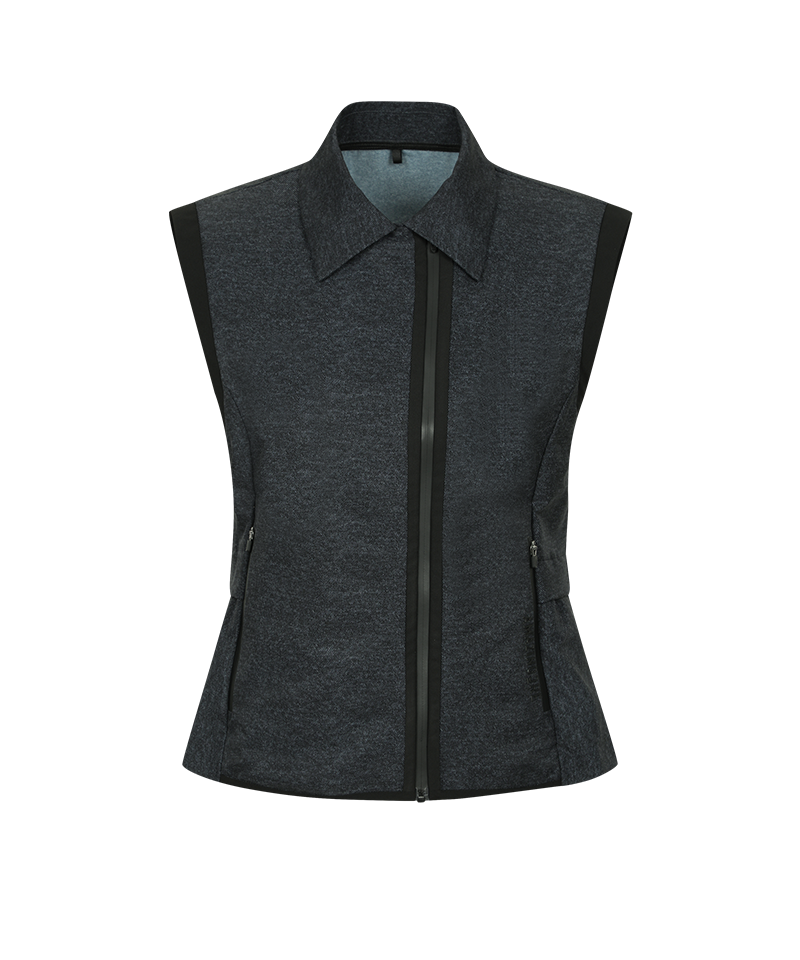 Amazing Cre Women's Engineered Indigo Vest - Navy