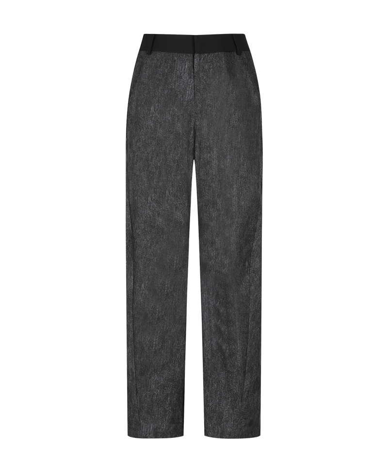 Amazing Cre Men's Engineered Indigo Wide Pants - Grey