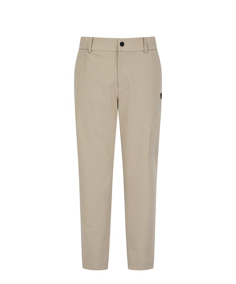 Men's Half Jogger Pants - Beige