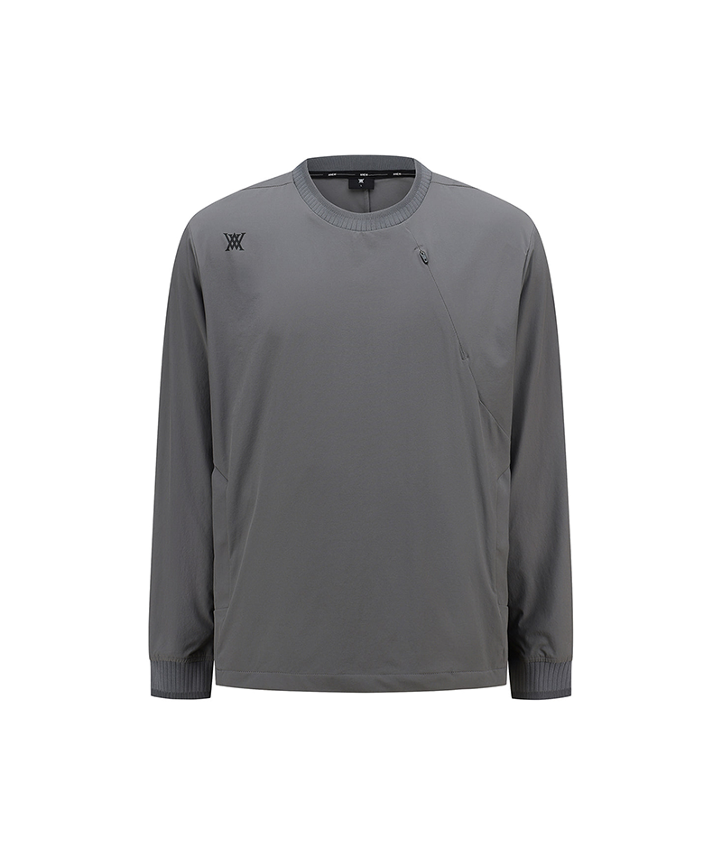 Men's Utility Zip Pocket Anorak T-Shirt Set-Up - Grey