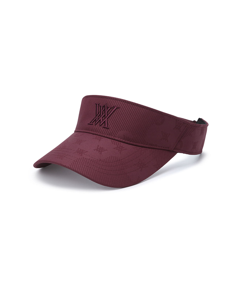 Uni Tee Holder Logo Visor - Burgundy