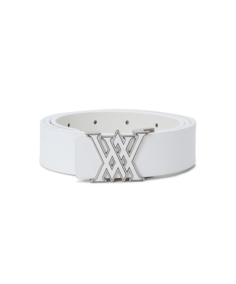 Women's Double Belt - White