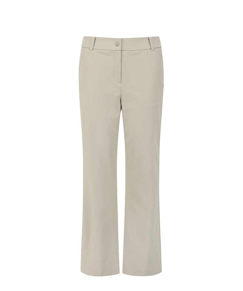 Women's Essential Boot Cut Pants - Khaki Beige