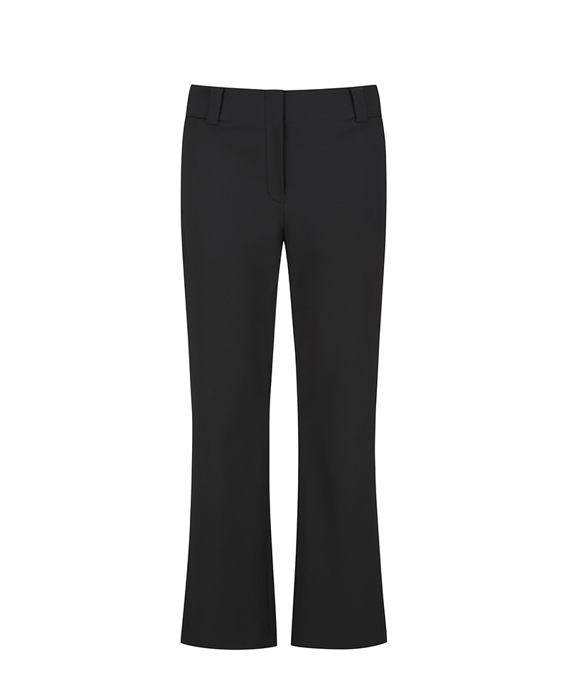 Women's Semi Boot Cut Pants - Black