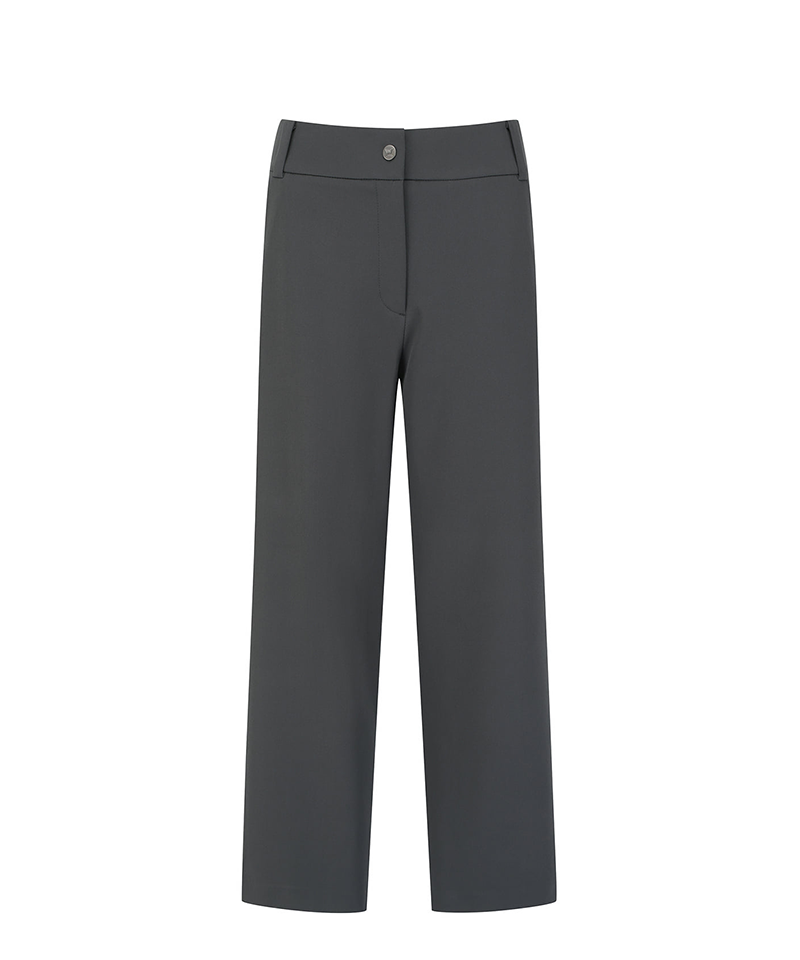 Women's Wide Pants - Dark Grey